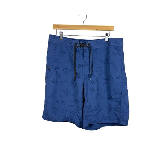 Patagonia Men’s Wavefarer 19in Boardshort in Blue California Print Size 36 - Picture 1 of 8